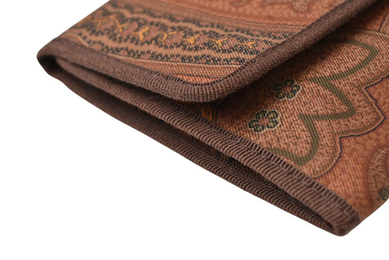 エトロ ポーチ/小物入れ/長財布 ETRO ヴィンテージ ペイズリー ブラウン【中古】