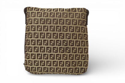フェンディ ショルダーバッグ ズッキーノ FENDI ヴィンテージ バッグ ZUCCA/ズッカ柄 ベージュ/ブラウン 8BT075【中古】