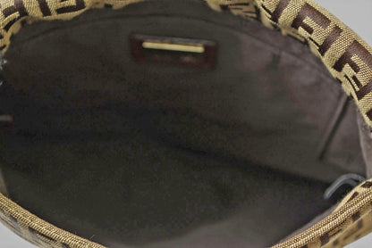 フェンディ ショルダーバッグ ズッキーノ FENDI ヴィンテージ バッグ ZUCCA/ズッカ柄 ベージュ/ブラウン 8BT075【中古】