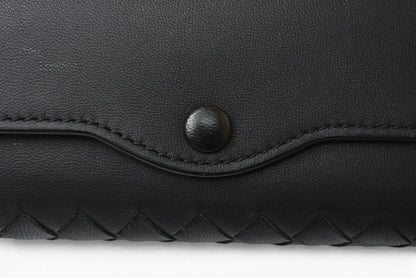 ボッテガヴェネタ キーケース/キーリング BOTTEGA VENETA 6連 イントレチャート ナッパ ブラック【中古】