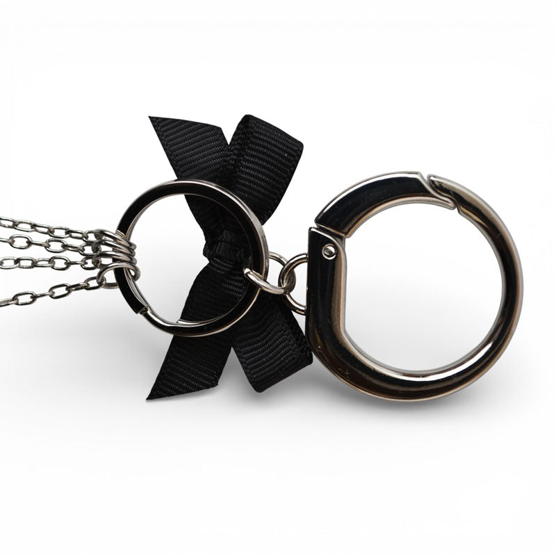 クリスチャンディオール キーホルダー/バッグチャーム/キーリング Christian Dior 非売品/ノベルティリボン/ロゴ【中古】