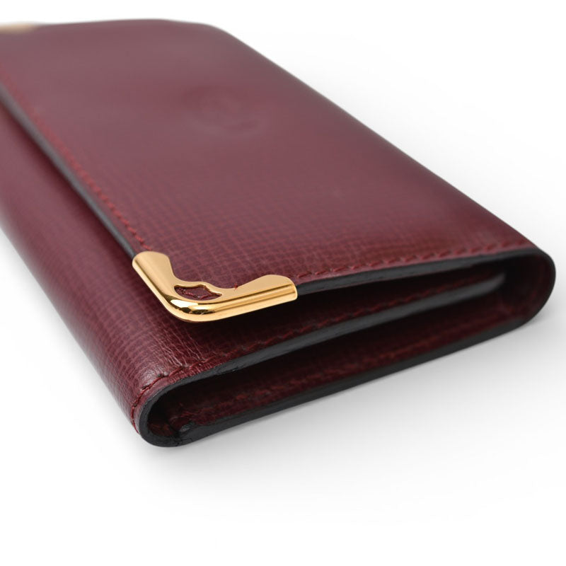カルティエ キーケース/キーホルダー ヴィンテージ Cartier 6連 マスト ドゥ カルティエ ボルドー 2Cロゴ L3000156 【中古】