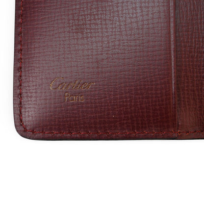 カルティエ キーケース/キーホルダー ヴィンテージ Cartier 6連 マスト ドゥ カルティエ ボルドー 2Cロゴ L3000156 【中古】