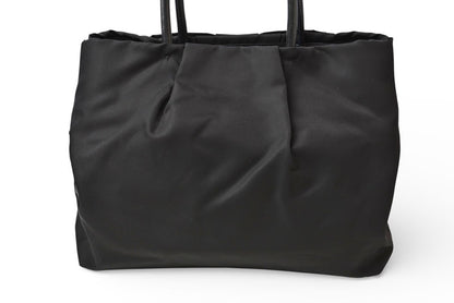 プラダ トートバッグ PRADA リボンモチーフ ナイロン ブラック/ピンク BN16010 レディース 【中古】