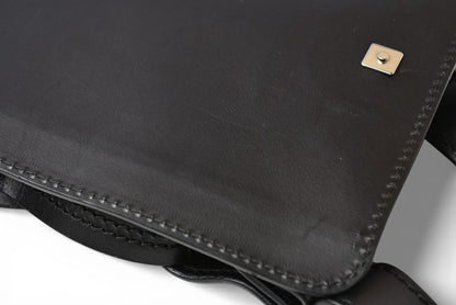 グッチ ショルダーバッグ ヴィンテージ GUCCI バッグ/肩掛け/クロスボディ レザー ブラック 106300 【中古】