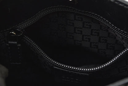 グッチ ショルダーバッグ ヴィンテージ GUCCI バッグ/肩掛け/クロスボディ レザー ブラック 106300 【中古】