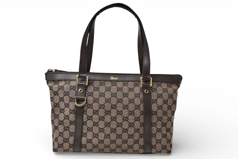 グッチ トートバッグ/ショッピングバッグ GUCCI GGキャンバス GGブラウン/ダークブラウン 272399【中古】