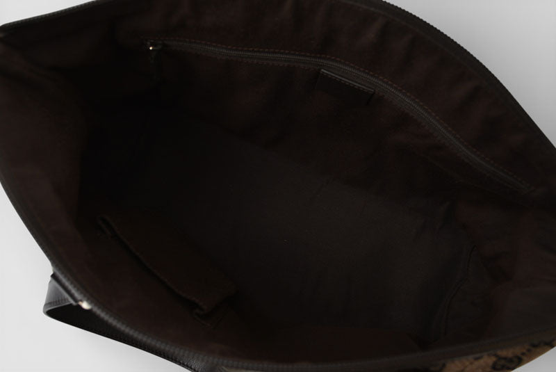 グッチ トートバッグ/ショッピングバッグ GUCCI GGキャンバス GGブラウン/ダークブラウン 272399【中古】