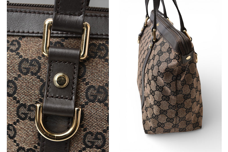 グッチ トートバッグ/ショッピングバッグ GUCCI GGキャンバス GGブラウン/ダークブラウン 272399【中古】