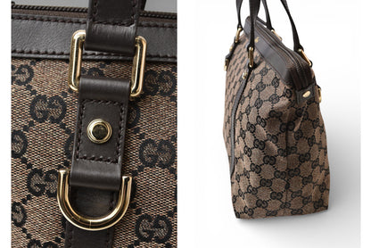 グッチ トートバッグ/ショッピングバッグ GUCCI GGキャンバス GGブラウン/ダークブラウン 272399【中古】
