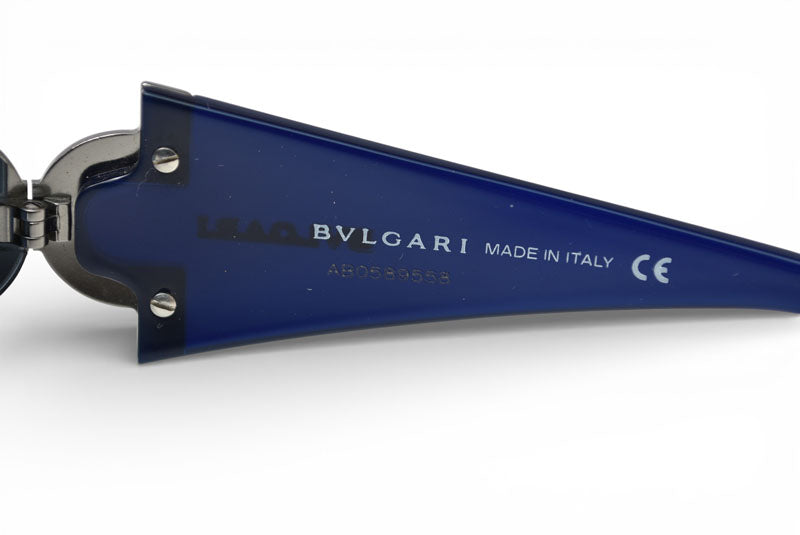 ブルガリ サングラス/アイウェア BVLGARI ディアマンテデザイナー レディース ラインストーン 651-B ブルーグラデーション【中古】