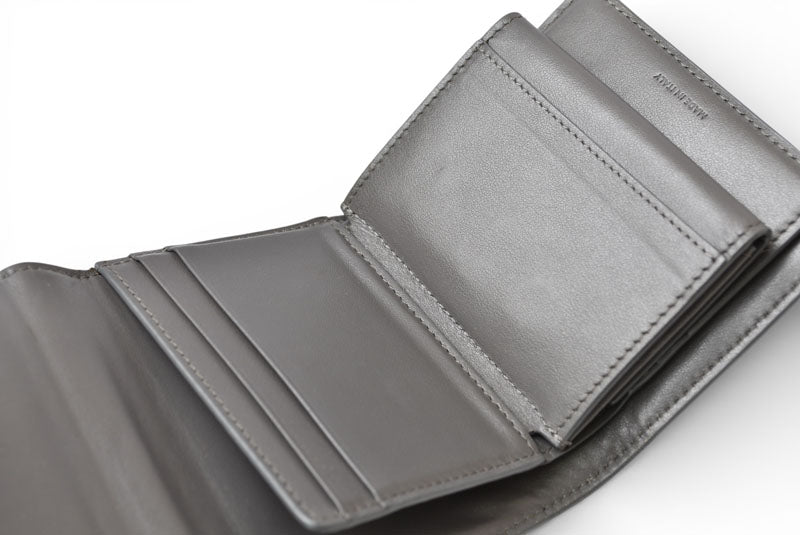 セリーヌ 財布/ミニ財布 CELINE レディース 三つ折り財布 グレー SMALL TRIFOLD WALLET 10B57【中古】