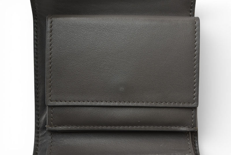 セリーヌ 財布/ミニ財布 CELINE レディース 三つ折り財布 グレー SMALL TRIFOLD WALLET 10B57【中古】