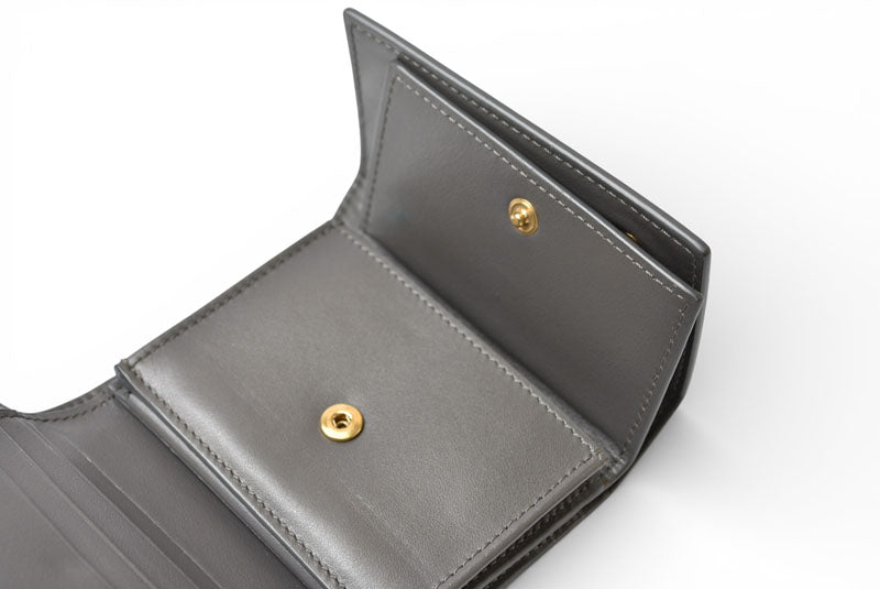 セリーヌ 財布/ミニ財布 CELINE レディース 三つ折り財布 グレー SMALL TRIFOLD WALLET 10B57【中古】