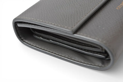 セリーヌ 財布/ミニ財布 CELINE レディース 三つ折り財布 グレー SMALL TRIFOLD WALLET 10B57【中古】