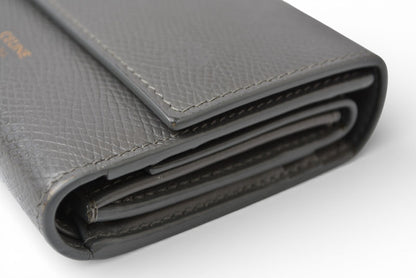 セリーヌ 財布/ミニ財布 CELINE レディース 三つ折り財布 グレー SMALL TRIFOLD WALLET 10B57【中古】