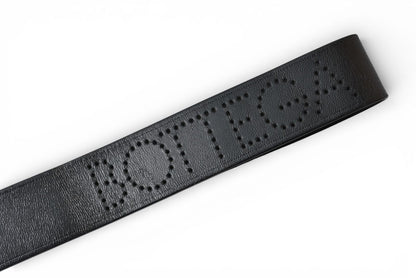ボッテガヴェネタ キーリング/キーホルダー BOTTEGA VENETA 578208 VA411 パンチングロゴ ブラック【中古】