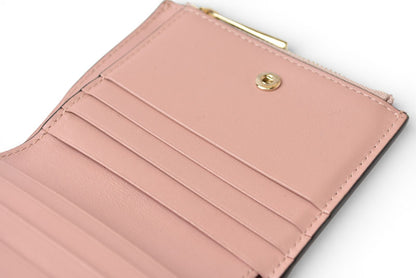 ジミーチュウ 財布 二つ折り/ミニ財布 JIMMY CHOO 財布 カーフレザー ハニ HANNI スタースタッズ ピンク【中古】