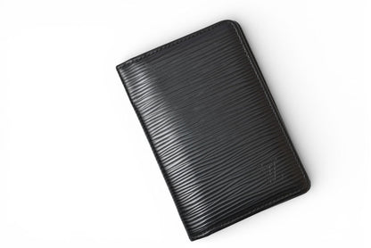 ルイヴィトン カードケース/名刺入れ LOUIS VUITTON オーガナイザー・ドゥ ポッシュ M63582 エピ ブラック【中古】