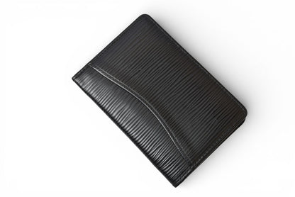 ルイヴィトン カードケース/名刺入れ LOUIS VUITTON オーガナイザー・ドゥ ポッシュ M63582 エピ ブラック【中古】