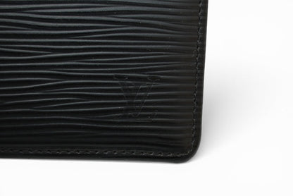 ルイヴィトン カードケース/名刺入れ LOUIS VUITTON オーガナイザー・ドゥ ポッシュ M63582 エピ ブラック【中古】