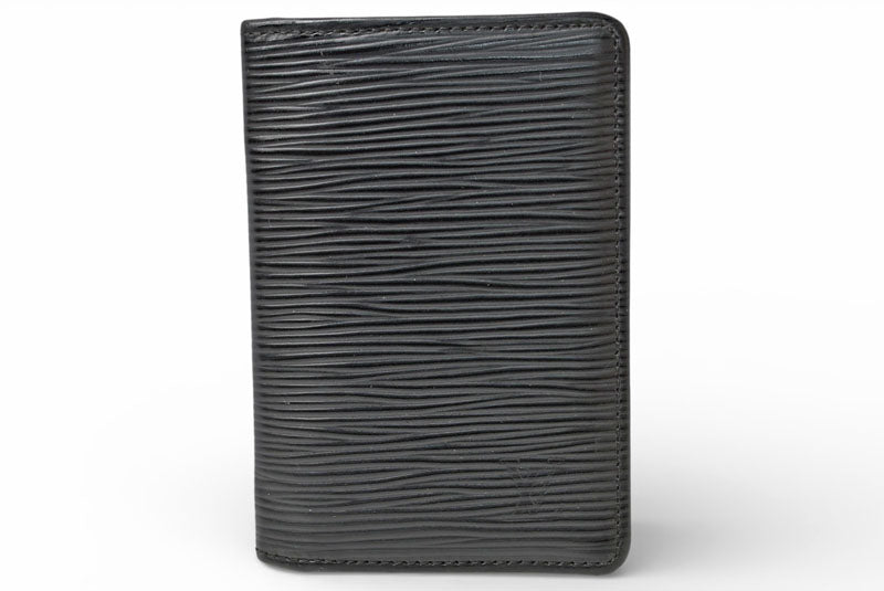 ルイヴィトン カードケース/名刺入れ LOUIS VUITTON オーガナイザー・ドゥ ポッシュ M63582 エピ ブラック【中古】