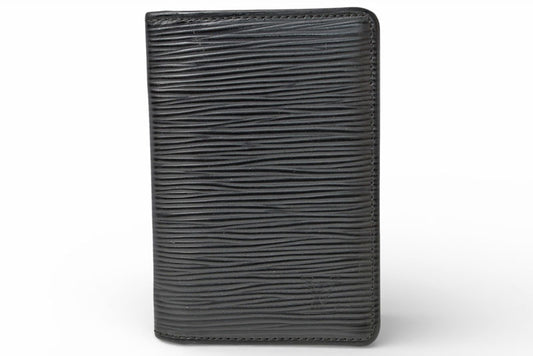 ルイヴィトン カードケース/名刺入れ LOUIS VUITTON オーガナイザー・ドゥ ポッシュ M63582 エピ ブラック【中古】