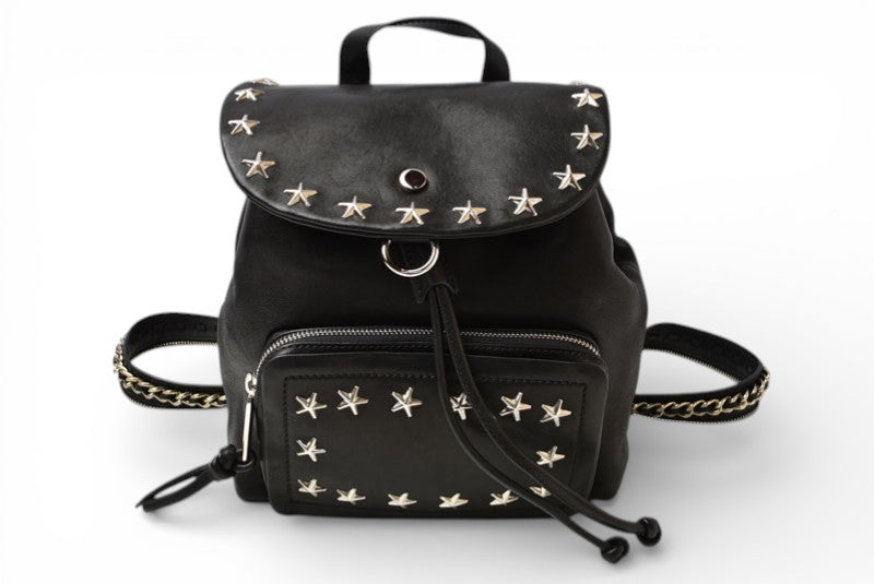 ジミーチュウ リュック/デイパック/バックパック JIMMY CHOO バッグ SUKI/スキ 2WAY ワンショルダー スタッズ ブラック【中古】