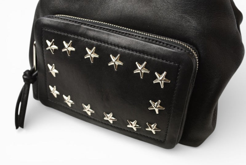 ジミーチュウ リュック/デイパック/バックパック JIMMY CHOO バッグ SUKI/スキ 2WAY ワンショルダー スタッズ ブラック【中古】