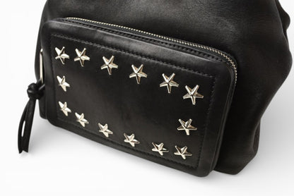 ジミーチュウ リュック/デイパック/バックパック JIMMY CHOO バッグ SUKI/スキ 2WAY ワンショルダー スタッズ ブラック【中古】