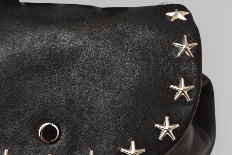 ジミーチュウ リュック/デイパック/バックパック JIMMY CHOO バッグ SUKI/スキ 2WAY ワンショルダー スタッズ ブラック【中古】