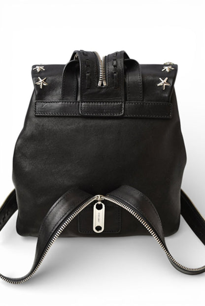 ジミーチュウ リュック/デイパック/バックパック JIMMY CHOO バッグ SUKI/スキ 2WAY ワンショルダー スタッズ ブラック【中古】