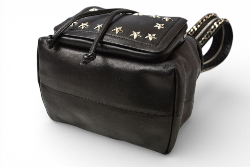 ジミーチュウ リュック/デイパック/バックパック JIMMY CHOO バッグ SUKI/スキ 2WAY ワンショルダー スタッズ ブラック【中古】