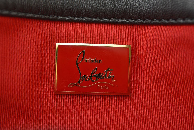 クリスチャンルブタン チェーン ミニショルダーバッグ 2way Christian louboutin スウィート チャリティ/Sweet Charity ブラック【中古】