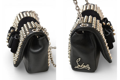 クリスチャンルブタン チェーン ミニショルダーバッグ 2way Christian louboutin スウィート チャリティ/Sweet Charity ブラック【中古】