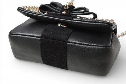 クリスチャンルブタン チェーン ミニショルダーバッグ 2way Christian louboutin スウィート チャリティ/Sweet Charity ブラック【中古】