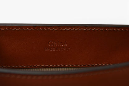 クロエ ボディバッグ/ウエストバッグ Chloe C ブラウン レザー ショルダーバッグ【中古】