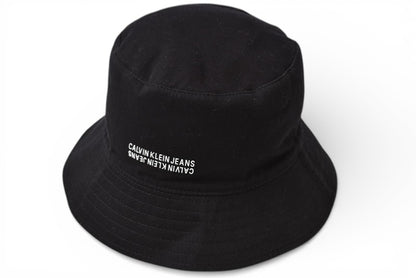 カルバンクライン Calvin Klein Jeans ハット/帽子 リバーシブル バケットハット ブラック/ホワイト 59cm【中古】