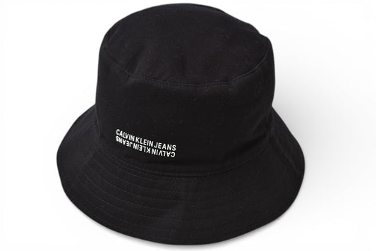 カルバンクライン Calvin Klein Jeans ハット/帽子 リバーシブル バケットハット ブラック/ホワイト 59cm【中古】
