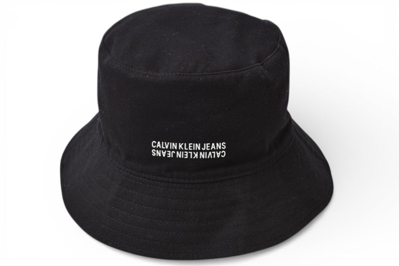 カルバンクライン Calvin Klein Jeans ハット/帽子 リバーシブル バケットハット ブラック/ホワイト 59cm【中古】