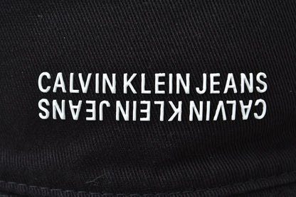 カルバンクライン Calvin Klein Jeans ハット/帽子 リバーシブル バケットハット ブラック/ホワイト 59cm【中古】
