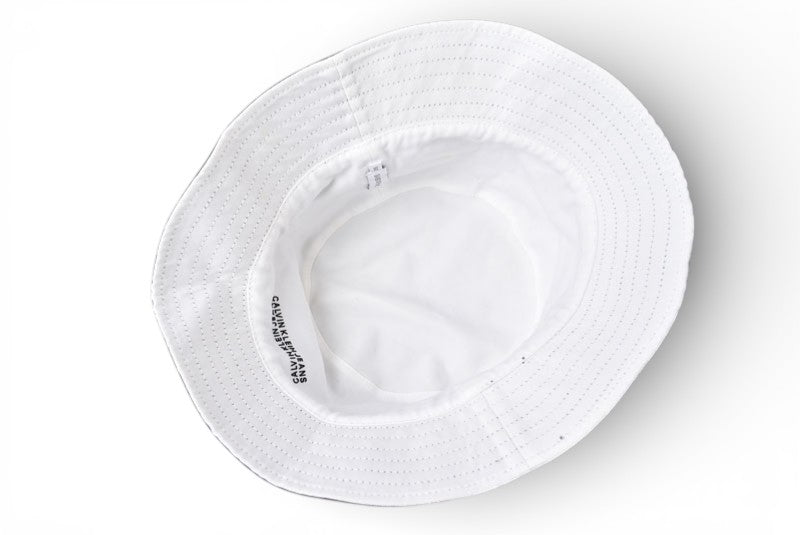 カルバンクライン Calvin Klein Jeans ハット/帽子 リバーシブル バケットハット ブラック/ホワイト 59cm【中古】