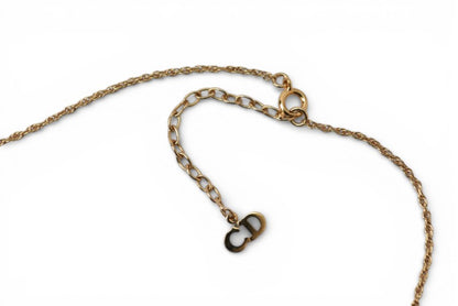 クリスチャンディオール ネックレス/ペンダント Christian Dior ヴィンテージ CDロゴ/サークル ゴールド【中古】