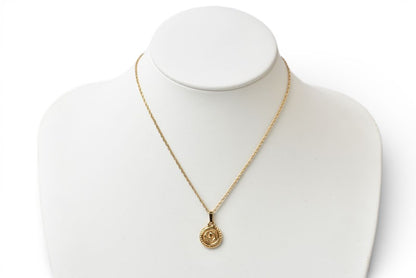 クリスチャンディオール ネックレス/ペンダント Christian Dior ヴィンテージ CDロゴ/サークル ゴールド【中古】