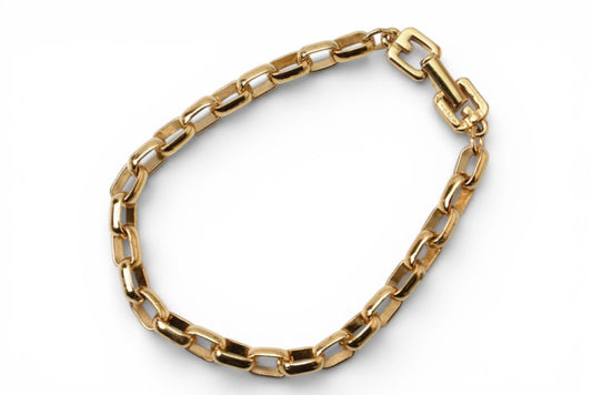 ジバンシィ ブレスレット ヴィンテージ GIVENCHY/ジバンシー Gロゴ ゴールド レディース【中古】