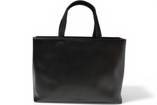 プラダ ハンドバッグ/ビジネスバッグ PRADA レザー A4対応 ブラック レディース/メンズ 【中古】