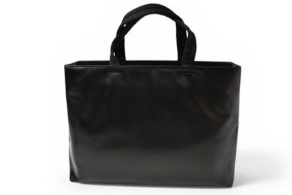 プラダ ハンドバッグ/ビジネスバッグ PRADA レザー A4対応 ブラック レディース/メンズ 【中古】