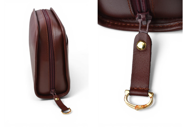 カルティエ クラッチバッグ マストライン Cartier ヴィンテージ メンズバッグ レザー ボルドー 【中古】
