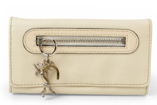 クロエ 財布/長財布 Chloe 財布 ヴィンテージ ケララ ホースチャーム オフホワイト 7AP301【中古】