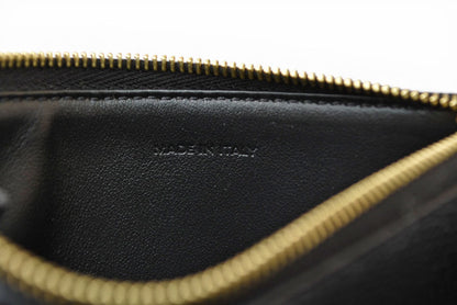 セリーヌ コインケース/カードホルダー CELINE ジップ付コンパクト カードホルダー/フラグメントケース ブラック 10B683BEL【中古】